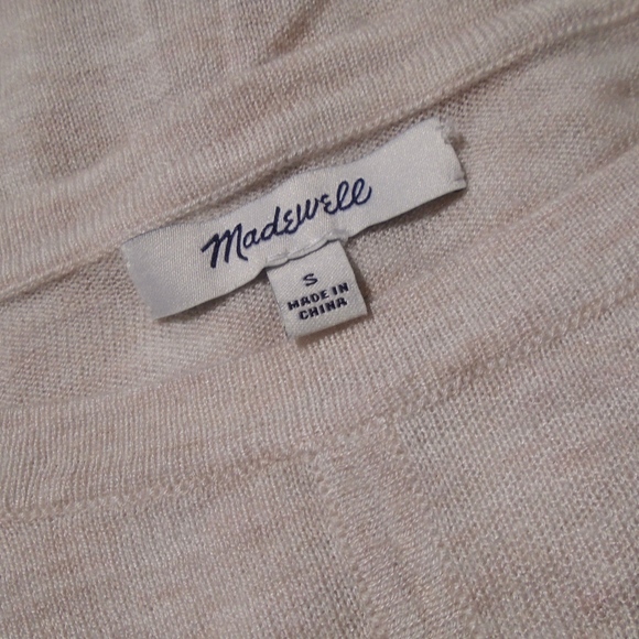 MADEWELL Modern Tie-Front Sweater S - Picture 5 of 5